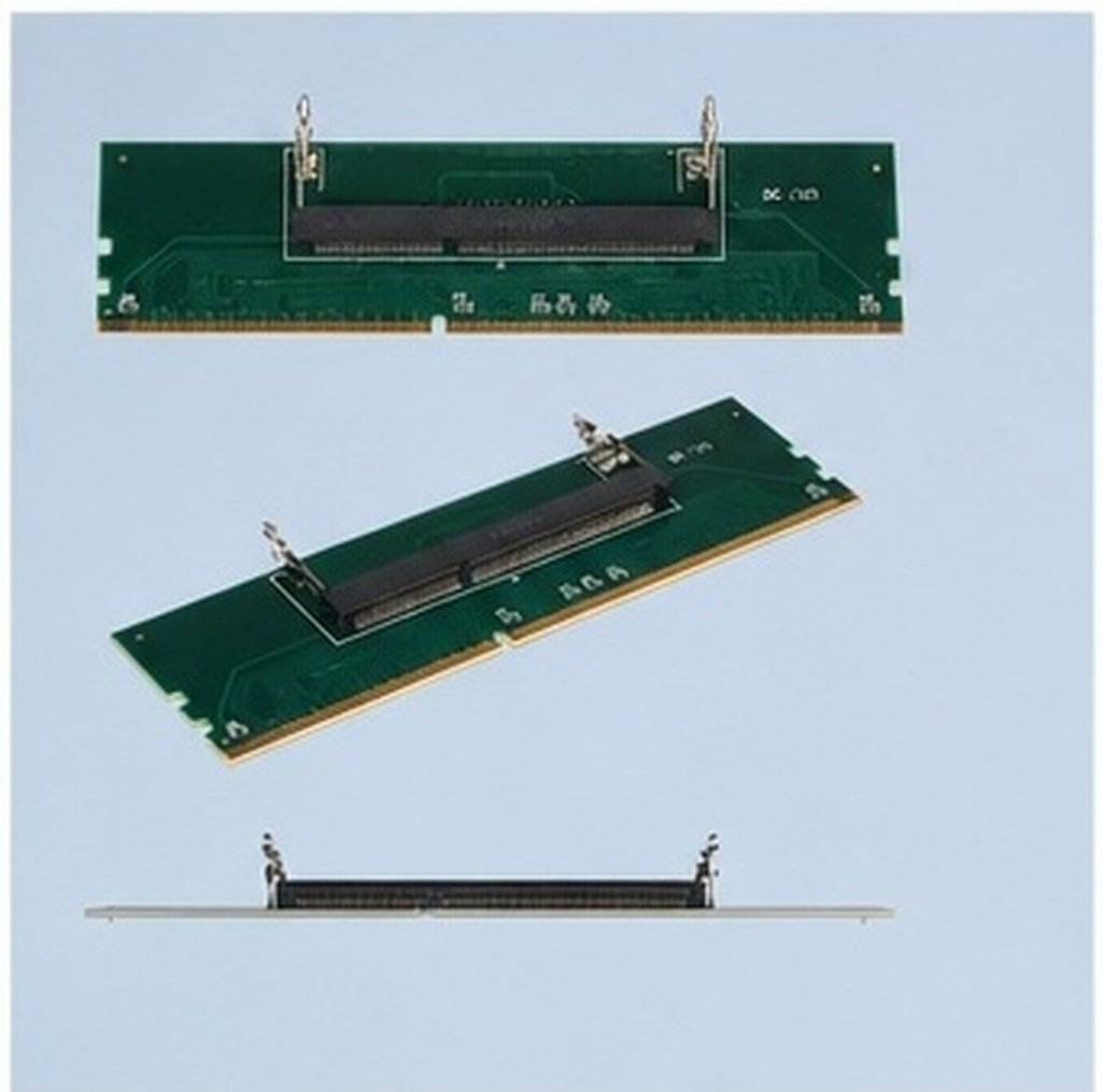 Sodimm Ddr4 - 1 ชิ้น อะแดปเตอร์แปลงการ์ดหน่วยความจำ DDR4 SO-DIMM 204