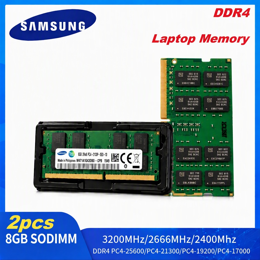 Sodimm Ddr4 - แรมสำหรับแล็ปท็อป Samsung DDR4 ขนาด 8GB แบบ