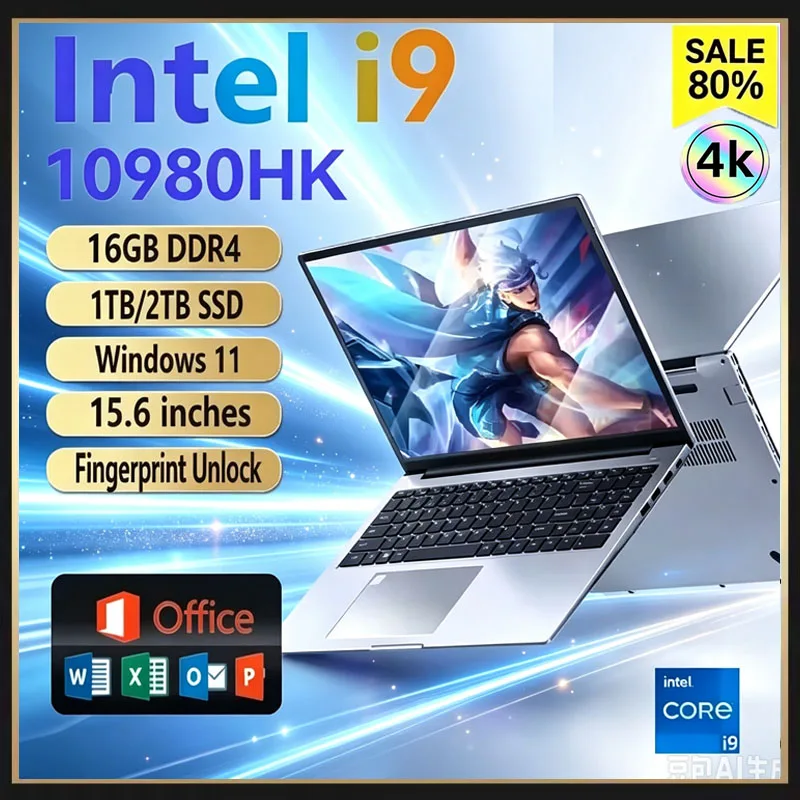 Ddr4 Ram - แล็ปท็อปพกพาขนาด 15.6 นิ้ว Intel Core I9