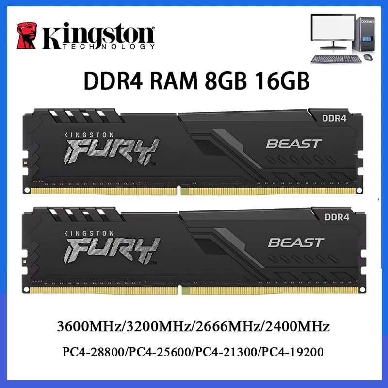 Ddr4 3200Mhz - DDR4 คิงส์ตัน บีสท์ แรม 3200MHz 2666MHz