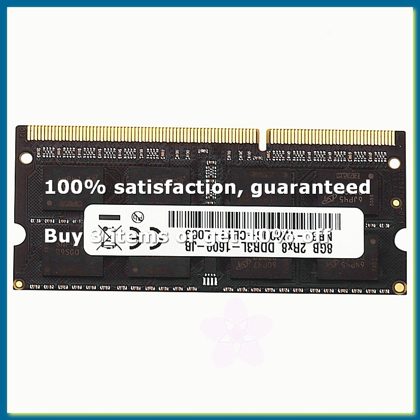 Ram Memory Module - DDR3 8GB หน่วยความจำแล็ปท็อป 1600Mhz PC3-12800 1.35V