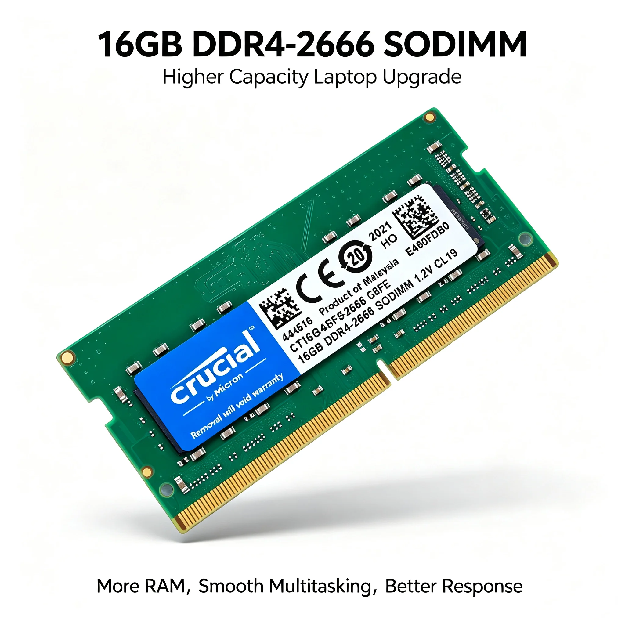 Crucial แรมสำหรับแล็ปท็อป DDR4 - Ddr4 3200 16Gb บทวิจารณ์และราคา