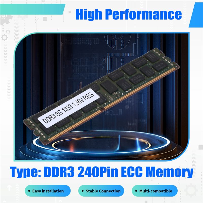8GB DDR3 1333MHZ Ecc Ram หน่วย - Ecc Ram Server บทวิจารณ์และราคา